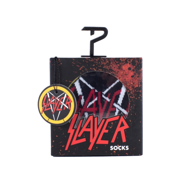 Slayer Socks - Slayer Crew Socks In Gift Box (One Size)