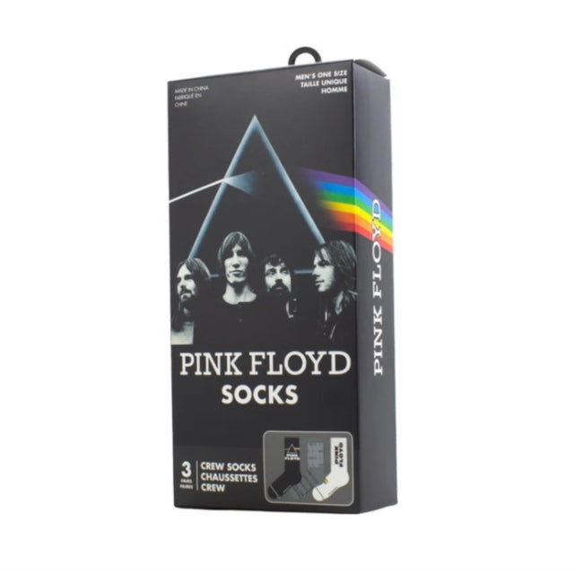 Pink Floyd Socks - Pink Floyd Socks 3 Pack In Gift Box (One Size)