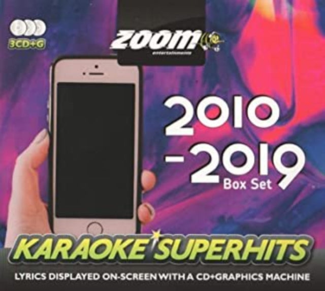 Zoom Karaoke CD - Karaoke Superhits: 2010-2019 Box Set (Cd+G)