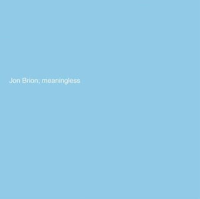 Jon Brion CD - Meaningless