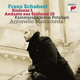 Manacorda / Kammerakademie Potsdam CD - Schubert: Symphonies Nos.1 & 10 (Andante)