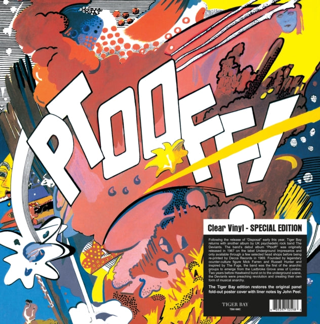 Deviants LP - Ptooff! (Clear Vinyl)