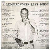 Leonard Cohen LP Vinyl Record - Live Songs