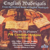 Pro Cantione Antiqua CD - English Madrigals From The Oxford Book