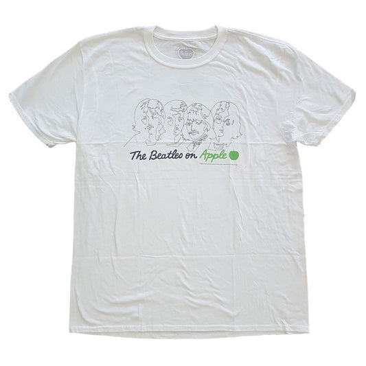 The Beatles White T Shirt - On Apple