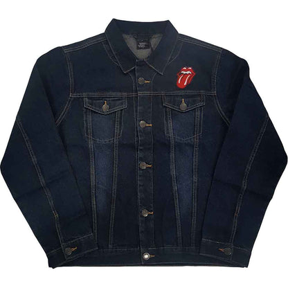 The Rolling Stones Denim Jacket - Classic Tongue (With Back Print)
