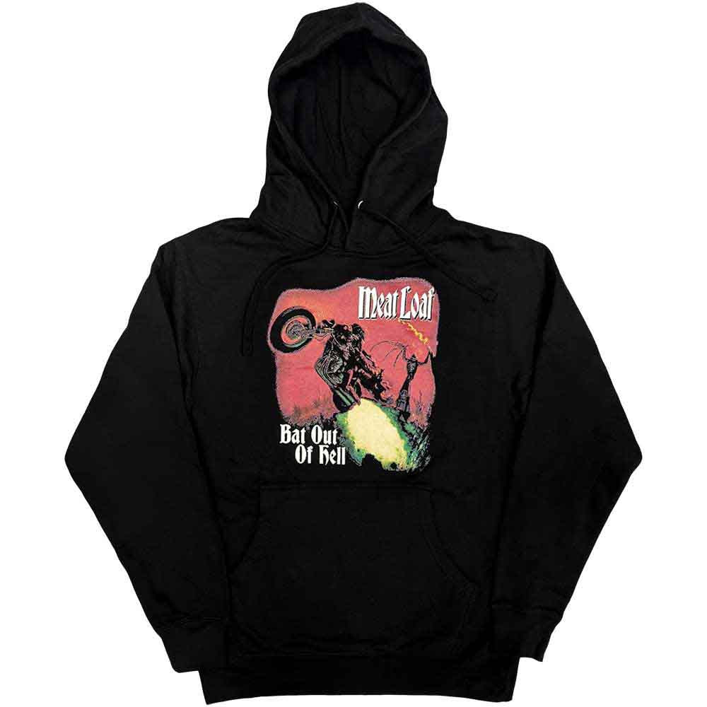 Meat Loaf Hoodie - Bat Out Of Hell Cover