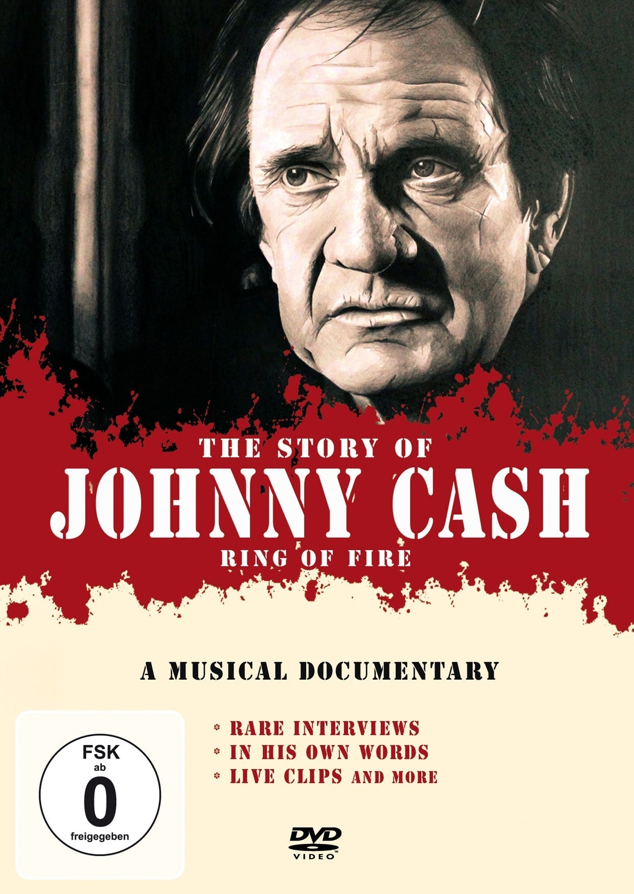 Johnny Cash DVD - Ring Of Fire The Music Story