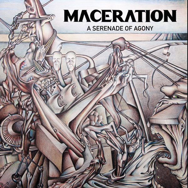 Maceration LP - A Serenade Of Agony (Gold & Black Vinyl) | Buy Now For 44.99