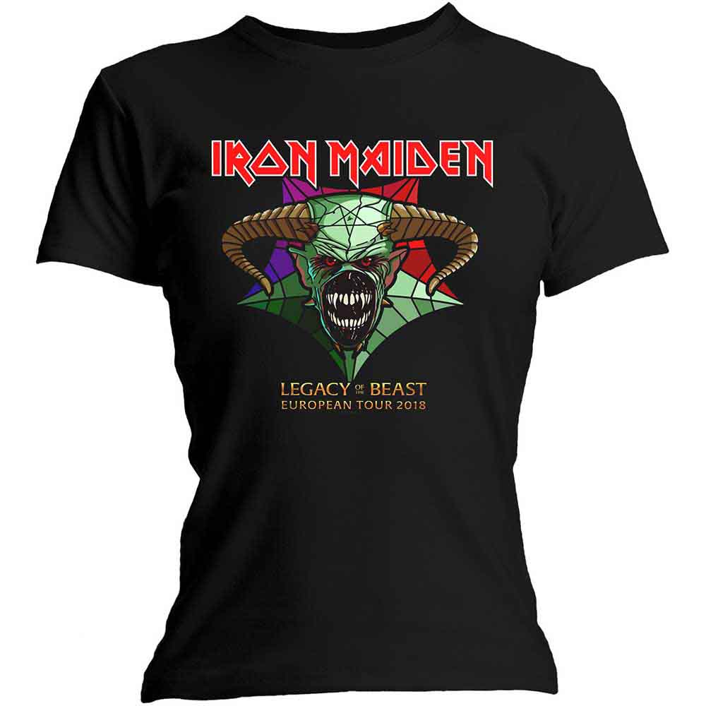 Iron Maiden Woman's T Shirt - LOTB Tour