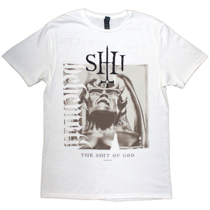 Behemoth T Shirt - The Shit Ov God Sepia Parchment