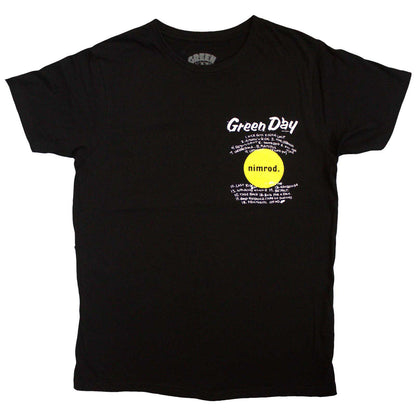 Green Day T Shirt - Nimrod Pocket Mugshots