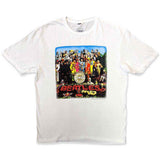 The Beatles White T Shirt - Vtge Sgt Pepper
