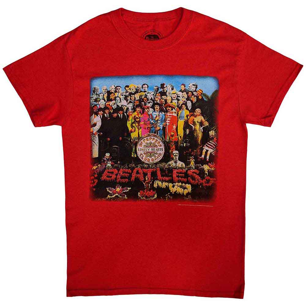 The Beatles Scarl T Shirt - Vtge Sgt Pepper