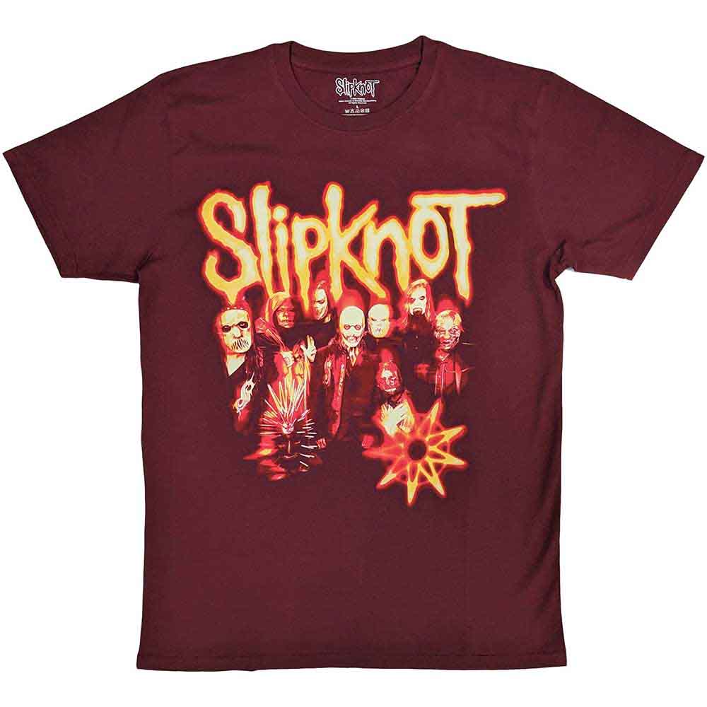 Slipknot T Shirt - TESF Group Photo TribalS Nonogram