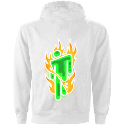 Billie Eilish Hoodie - Airbrush Flames Blohsh