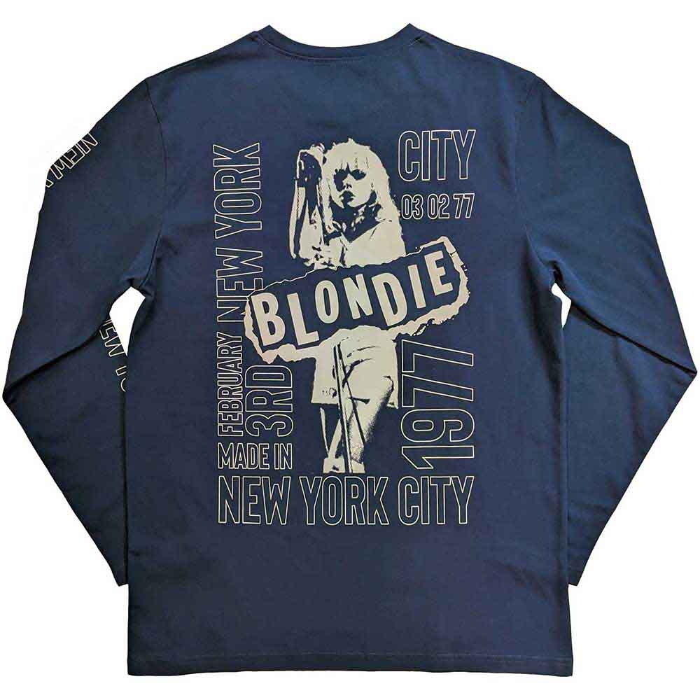 Blondie Long Sleeve T Shirt - NYC '77