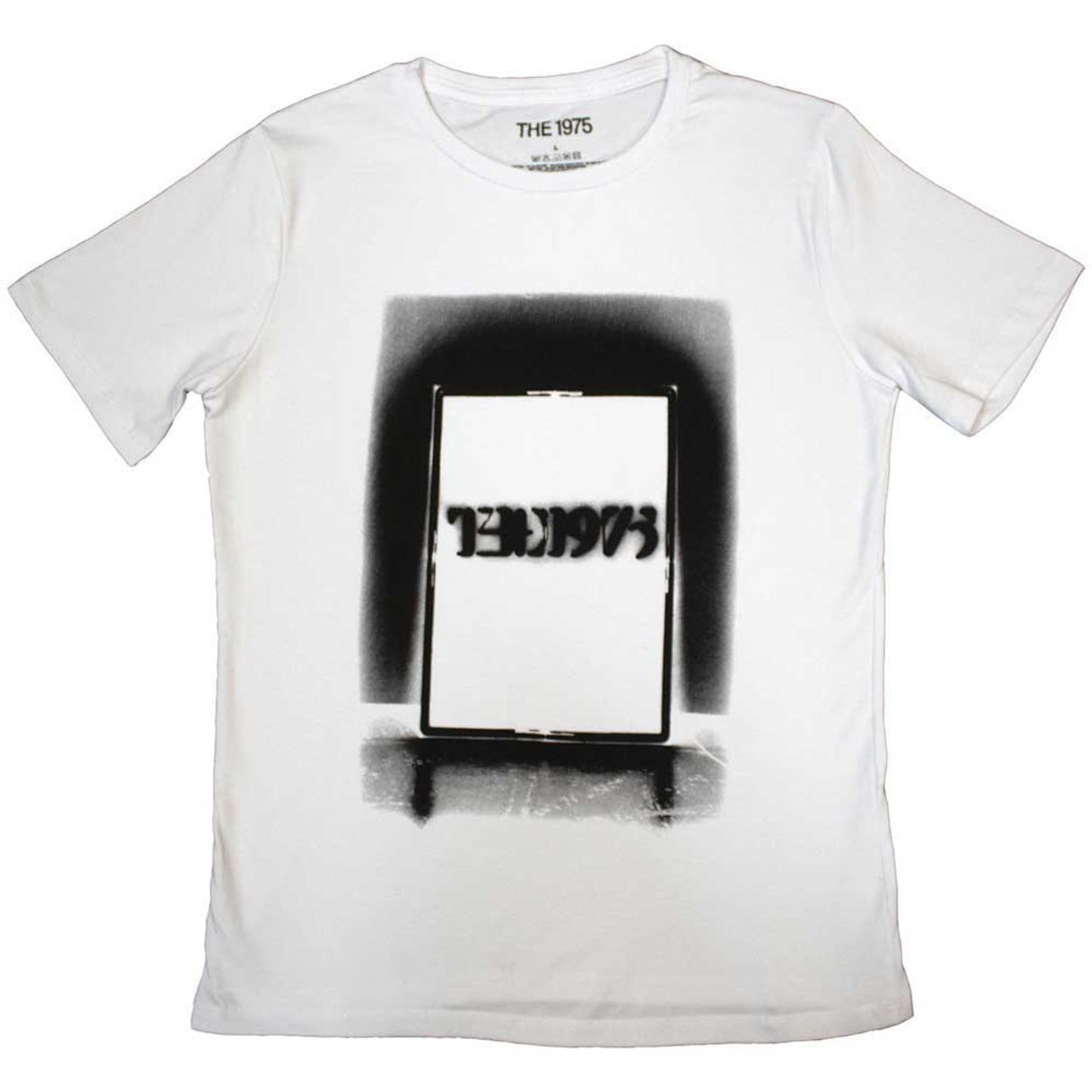 The 1975 White Women's T Shirt - Black Tour