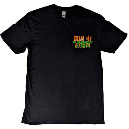 Sum 41 T Shirt - Does This Look Infected? Euro Tour 2022