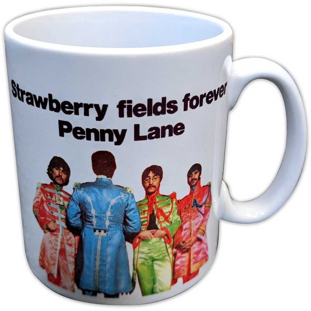 The Beatles Unboxed Mugs Std - Strawberry Fields/P.Lane Pepper Band