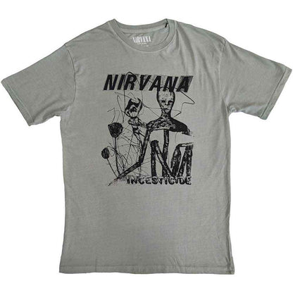 Nirvana T Shirt - Incesticide Stacked Logo