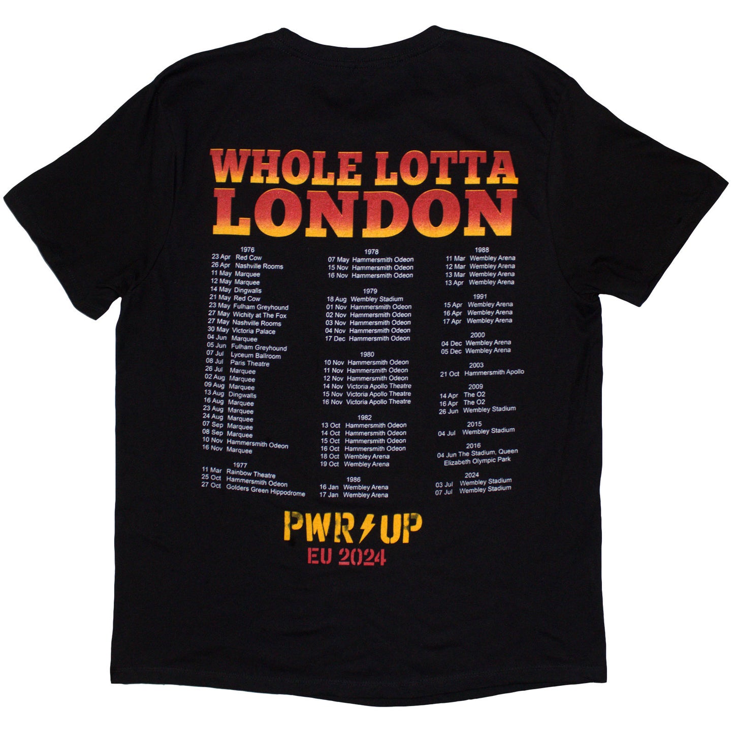 AC/DC T Shirt - Whole Lotta London EU Tour '24