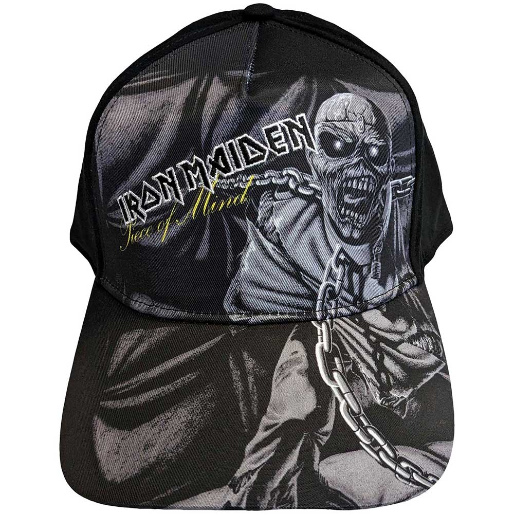 Iron Maiden  Baseball Caps - Piece Of Mind Greyscale