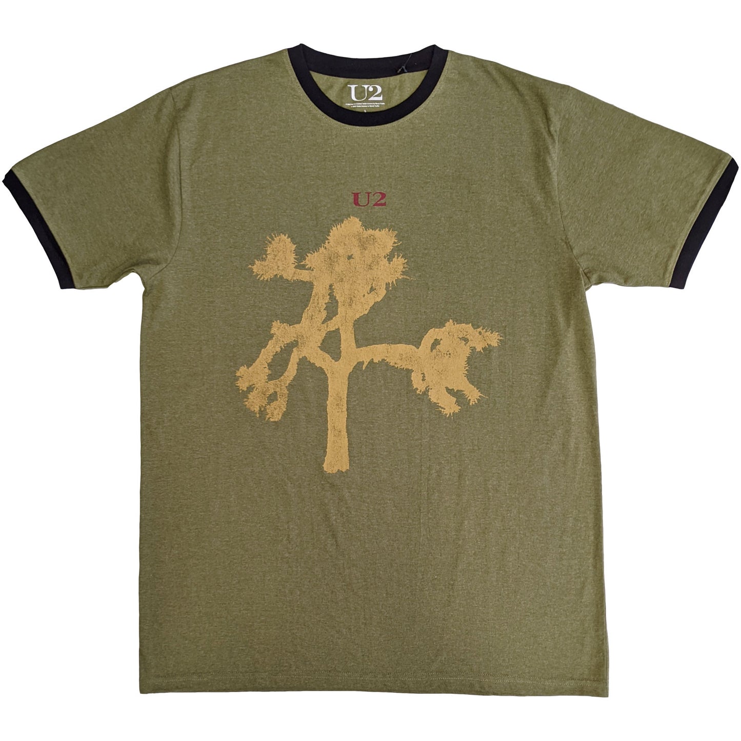 U2 T Shirt - Joshua Tree Europe 1987 Ringer