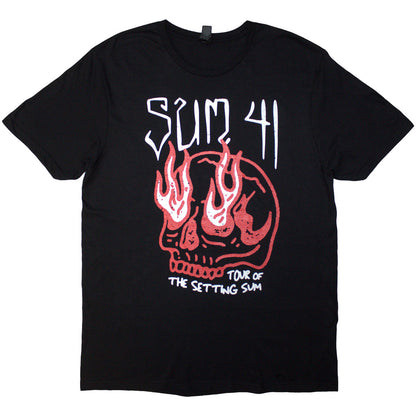 Sum 41 T Shirt - Tour '24 Skull