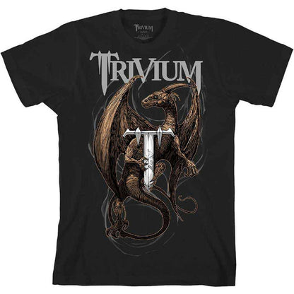 Trivium T Shirt - Perched Dragon