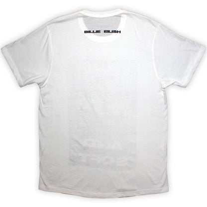 Billie Eilish T Shirt - Hit Me Hard And Soft Falling