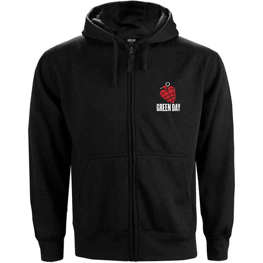 Green Day Women's Zip Hoodie - American Idiot