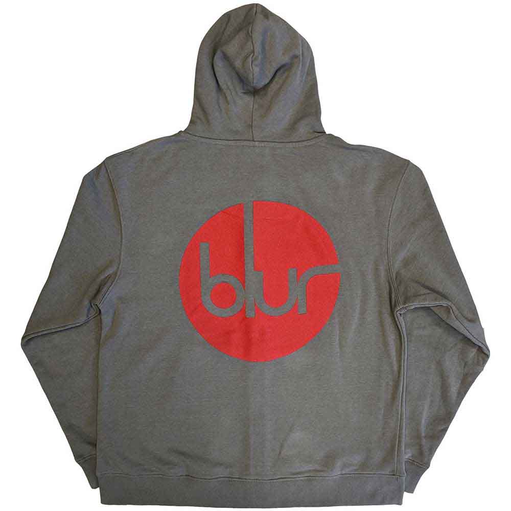 Blur Zip Hoodie - Circle Logo
