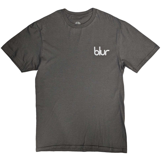 Blur Charcole T Shirt - Pocket Blur / Parklife