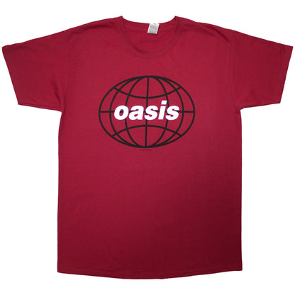 Oasis Red T Shirt - 1998 World Tour - South America