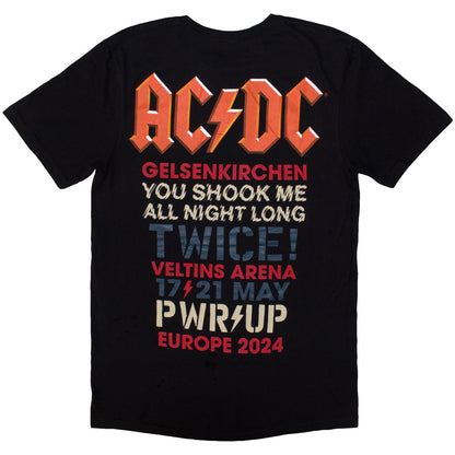 AC/DC T Shirt - PWRD Up Gelsenkirchen '24
