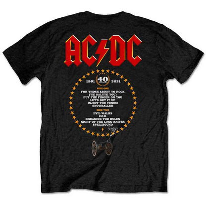 AC/DC T Shirt - FTATR 40th Flaming