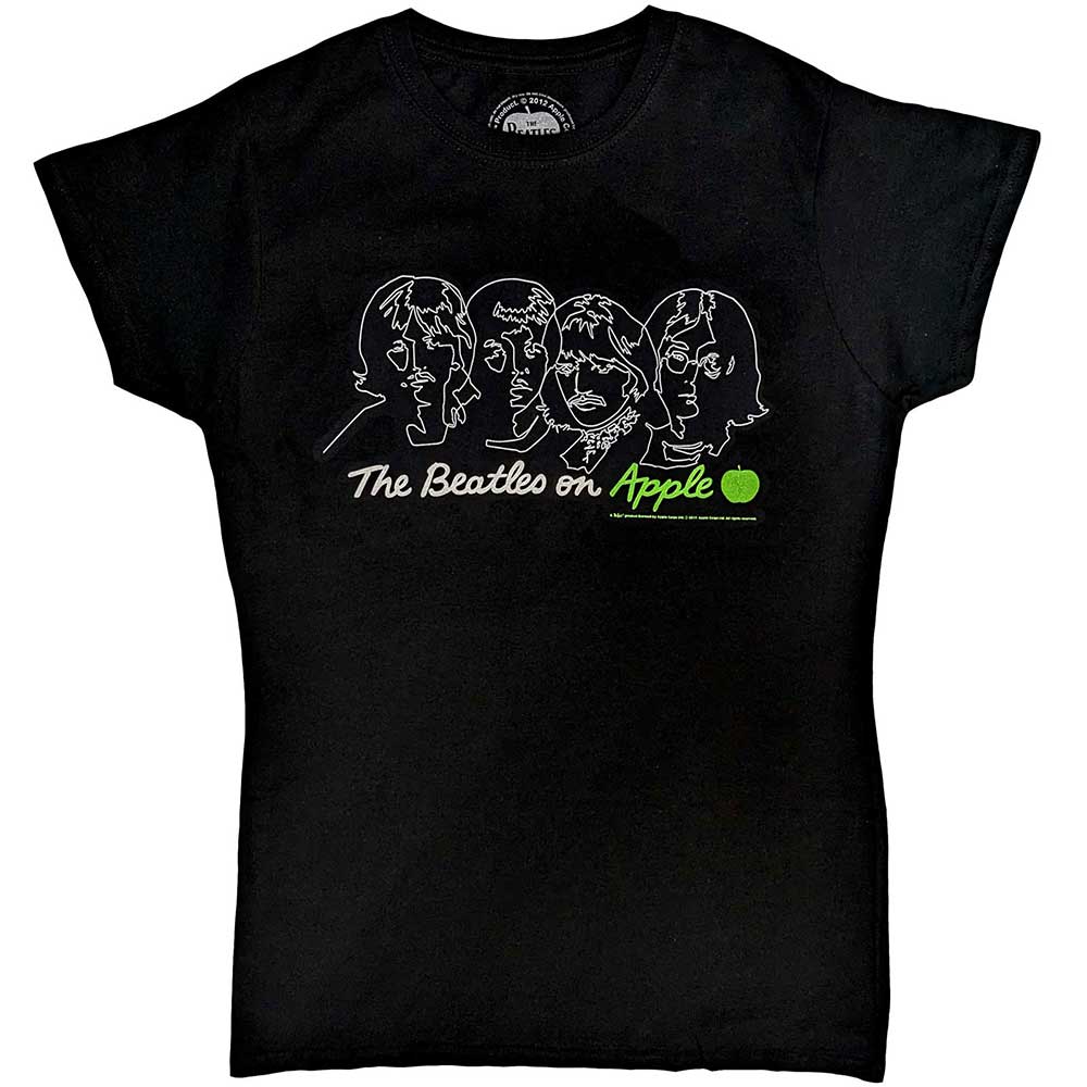 The Beatles Woman's T Shirt - On Apple