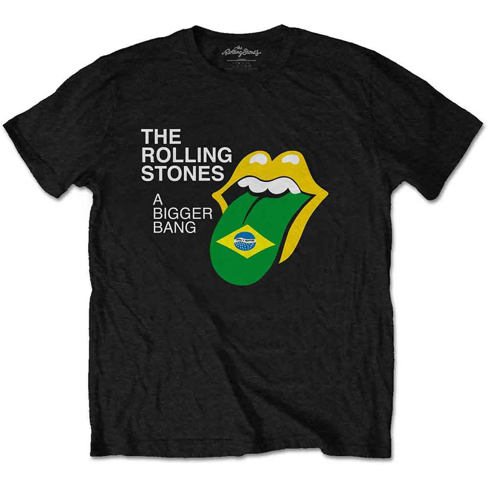 The Rolling Stones T Shirt - Bigger Bang - Brazil '80