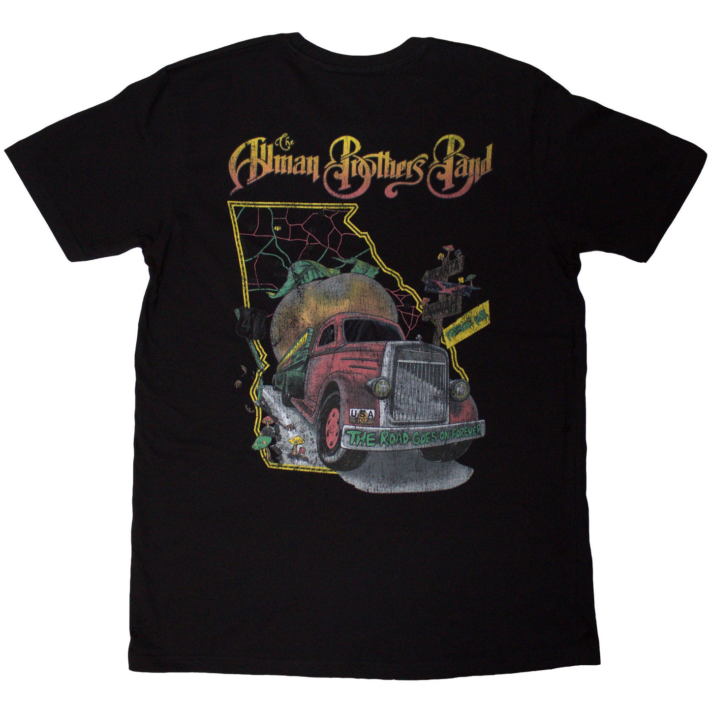 The Allman Brothers Band T Shirt - Road Goes On