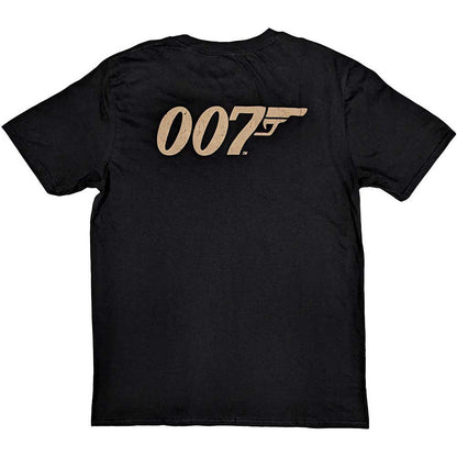 James Bond Black T Shirt - No Time To Die & Logo