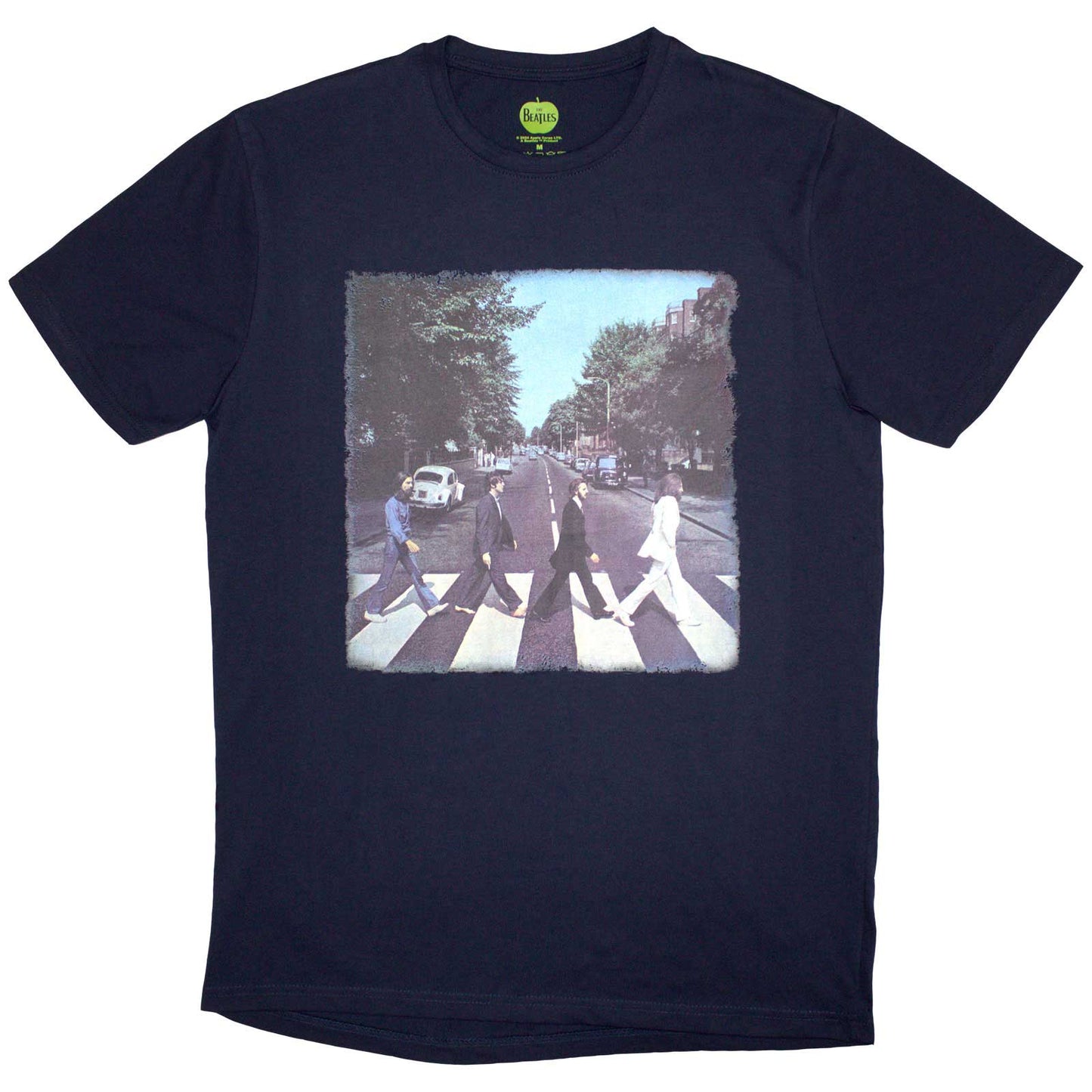 The Beatles Navy T Shirt - Vtge Abbey Road