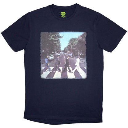 The Beatles Navy T Shirt - Vtge Abbey Road