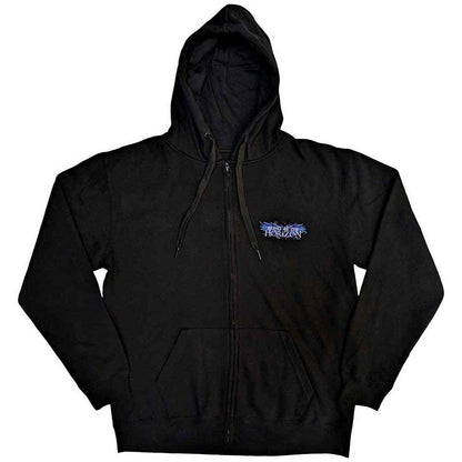 Bring Me The Horizon Zip Hoodie - Blue Crow Wings