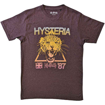 Def Leppard T Shirt - Hysteria World Tour