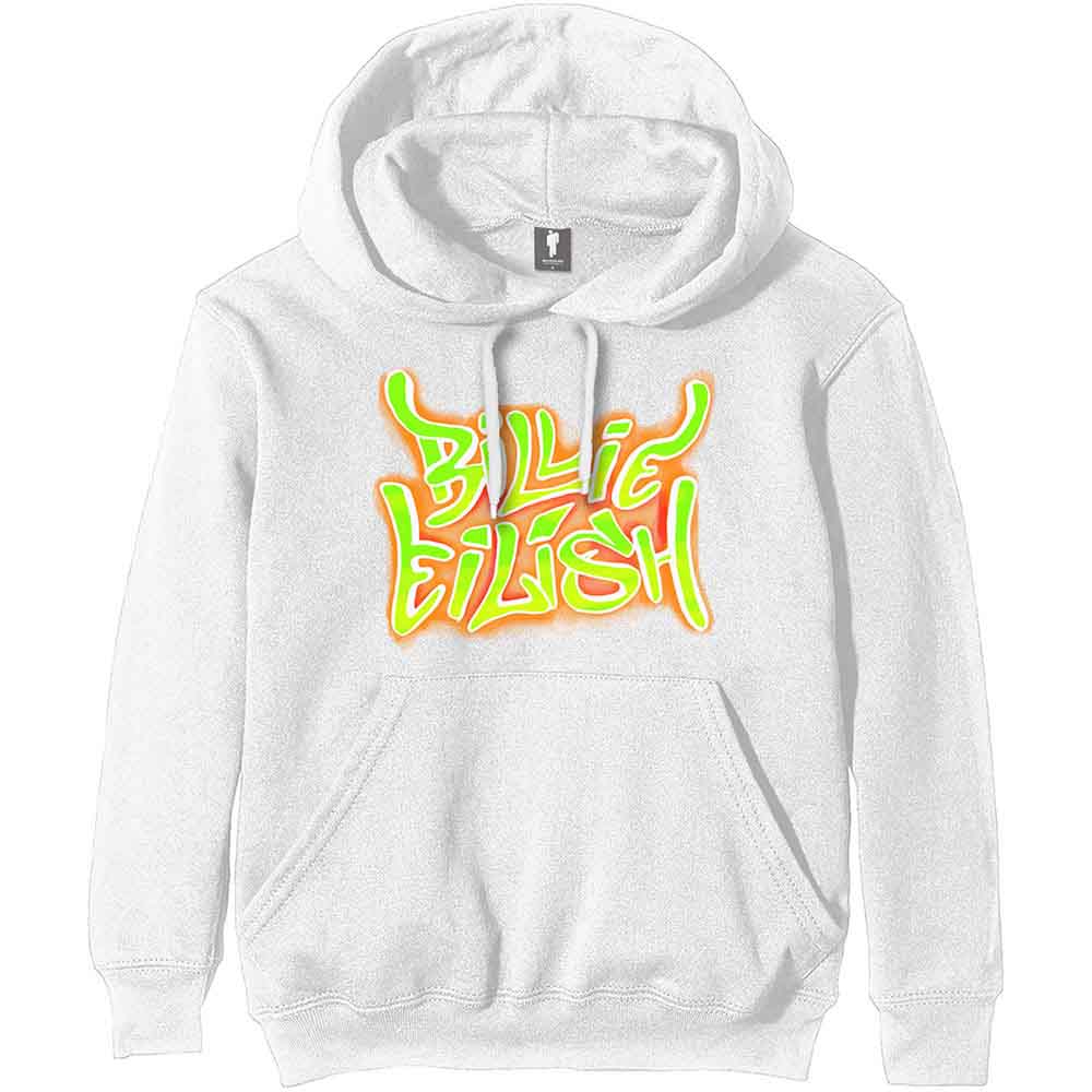Billie Eilish Hoodie - Airbrush Flames Blohsh