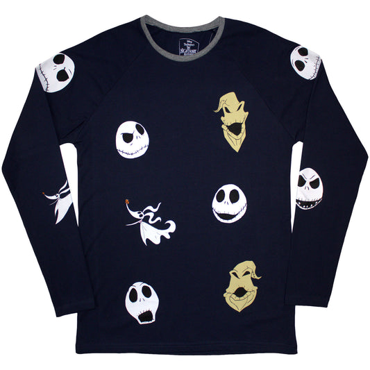 Disney Long Sleeve T Shirt - Character Heads