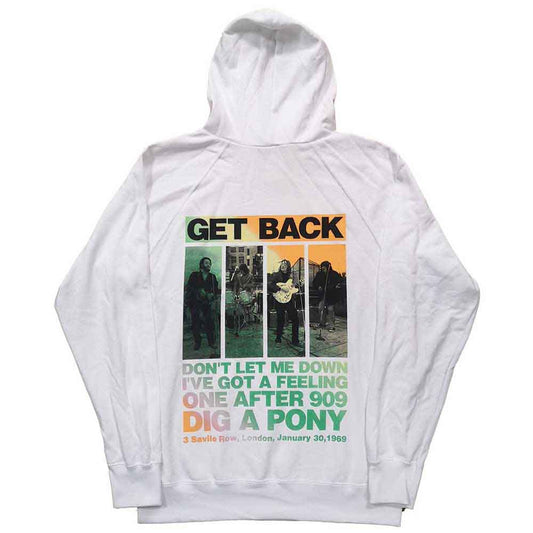 The Beatles White Pullover Hoodie - 3 Savile Row