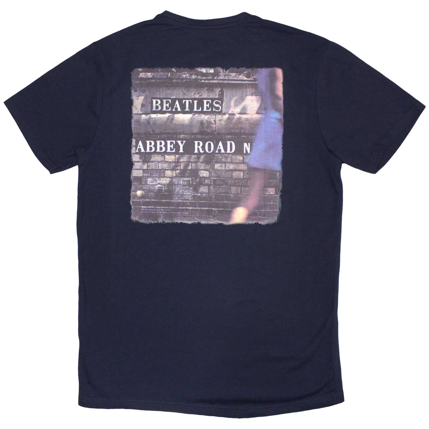 The Beatles Navy T Shirt - Vtge Abbey Road