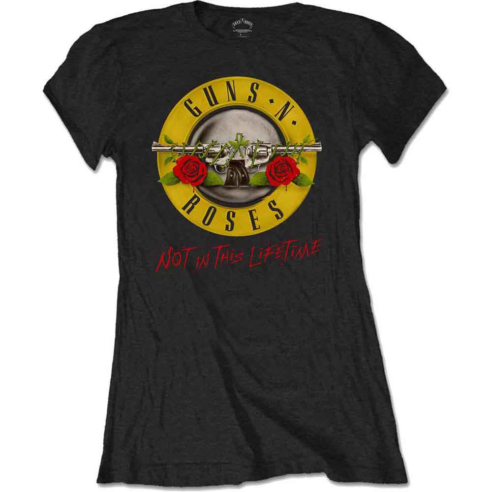 Guns N Roses Woman's T Shirt - Not In This Lifetime Tour